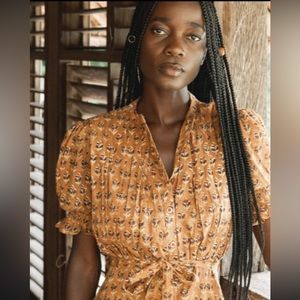 Daughters of India Prairie Midi Dress in Autumn